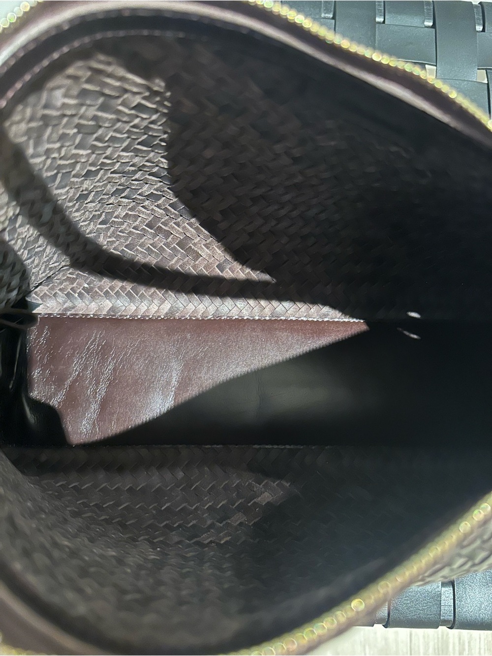 Madewell signature woven zip top shoulder bag - Picture 7 of 8